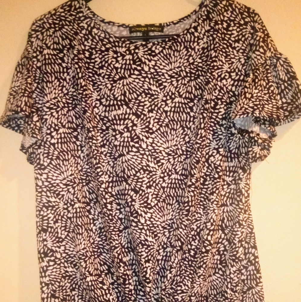 ALWAYS INDIGO BLOUSE
